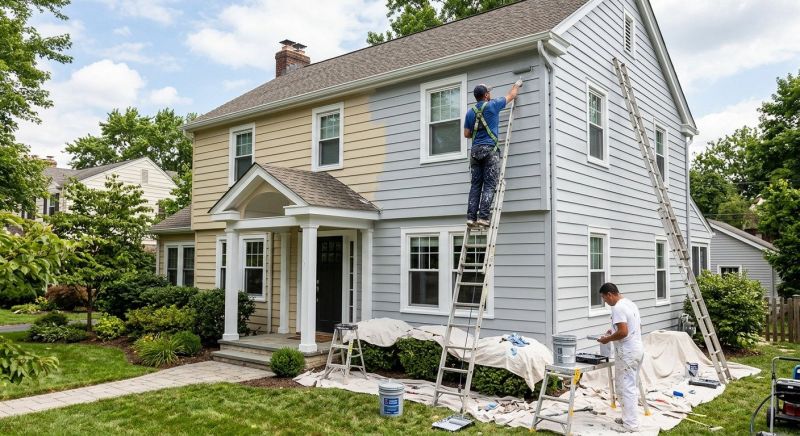 Exterior Painting project example